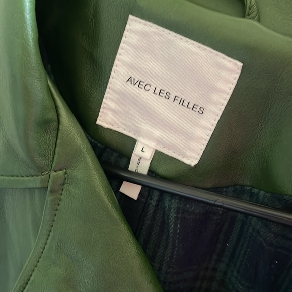 Avec les filles Jacket oversized, crop Moto - Picture 2 of 6